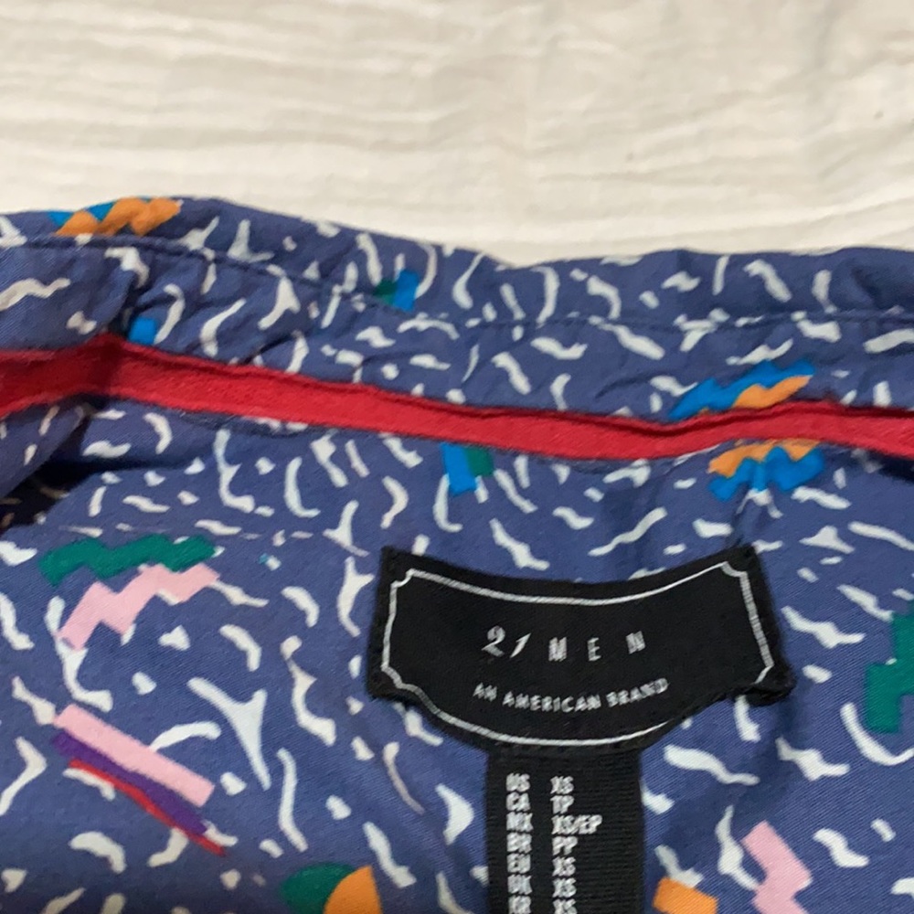 Patterned Short Sleeved Button Down Shirt - image 2